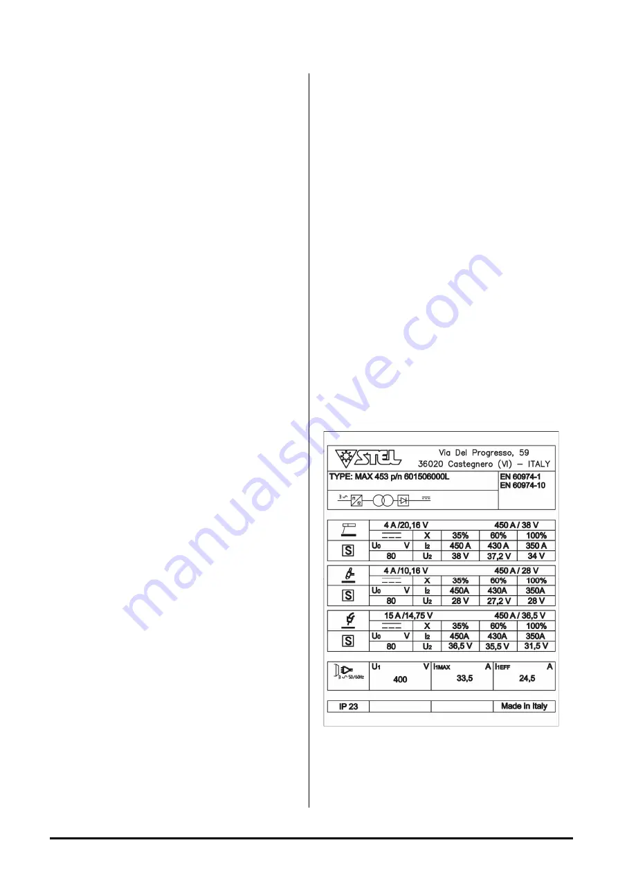 Stel 601475000L Instruction Manual Download Page 4