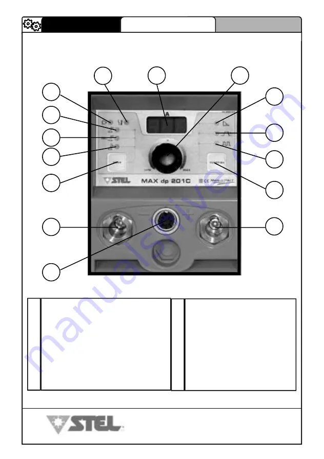 Stel MAX dp 171C Instructions For Use And Maintenance Manual Download Page 87