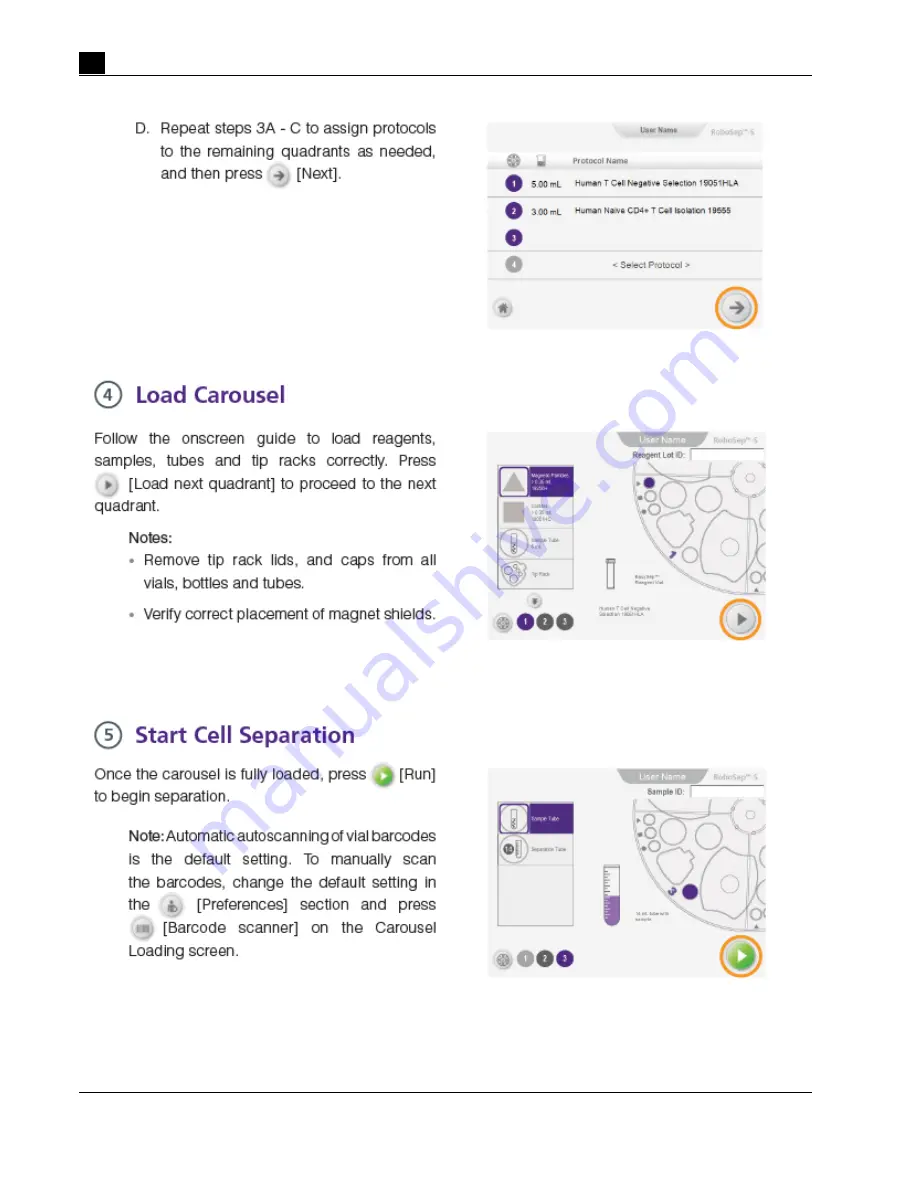 STEMCELL RoboSep-S User'S Reference Manual Download Page 46