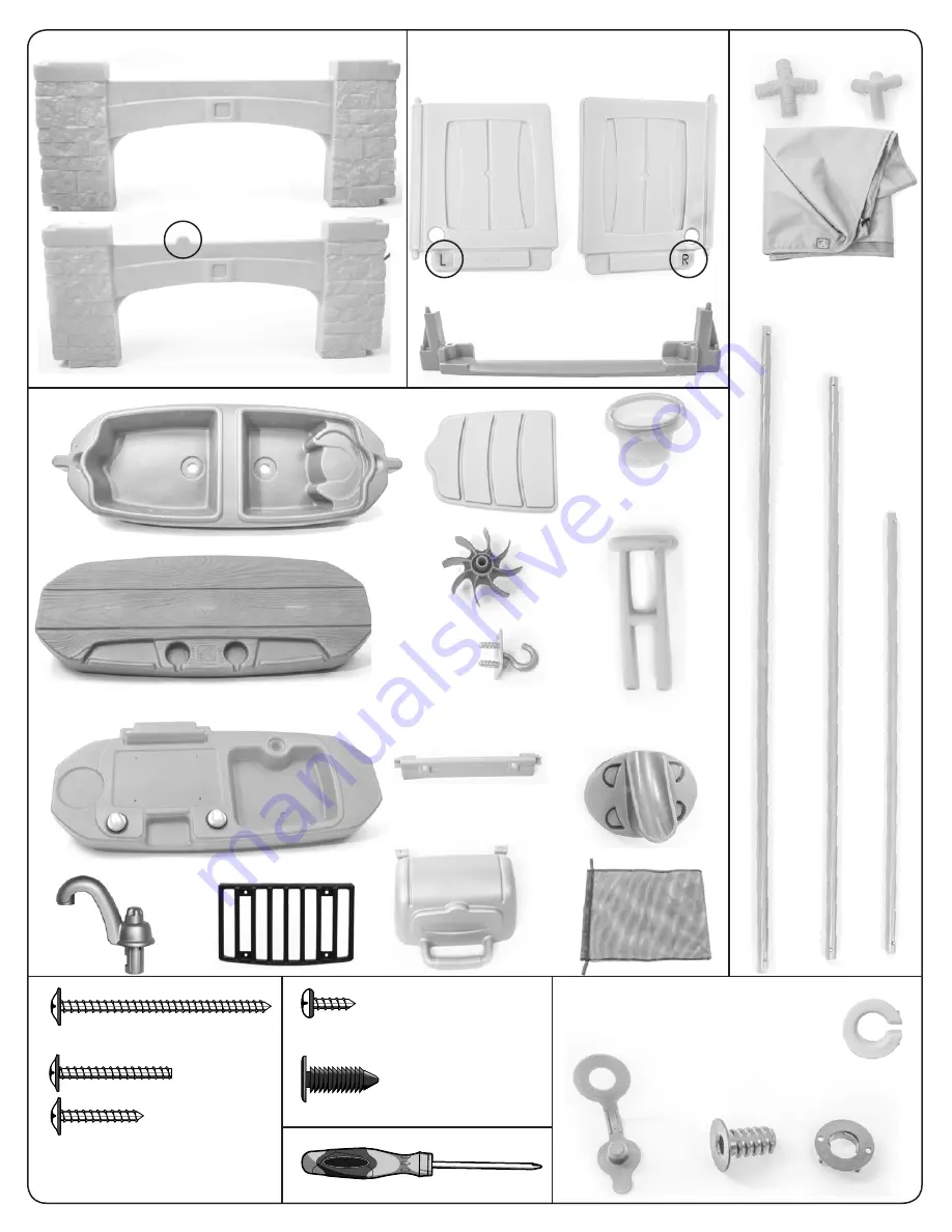 Step 2 All Around Playtime Patio with Canopy Скачать руководство пользователя страница 2