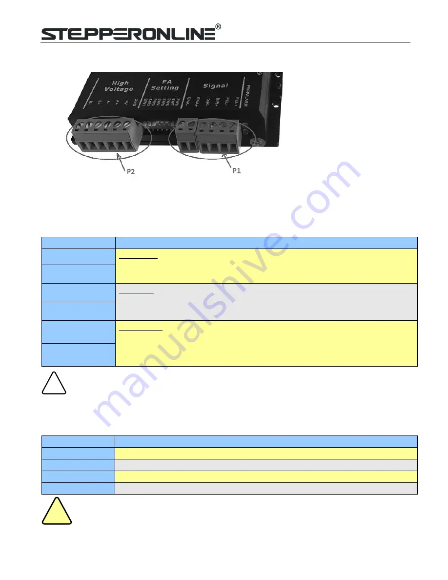 StepperOnline DM556T Скачать руководство пользователя страница 6