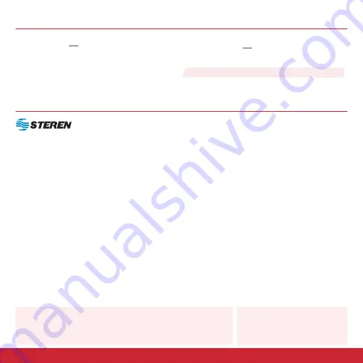 Steren AMP-120 Instruction Manual Download Page 10