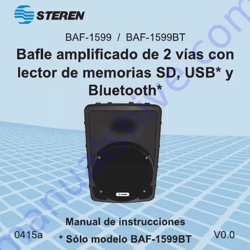 Steren BAF-1599 Скачать руководство пользователя страница 1