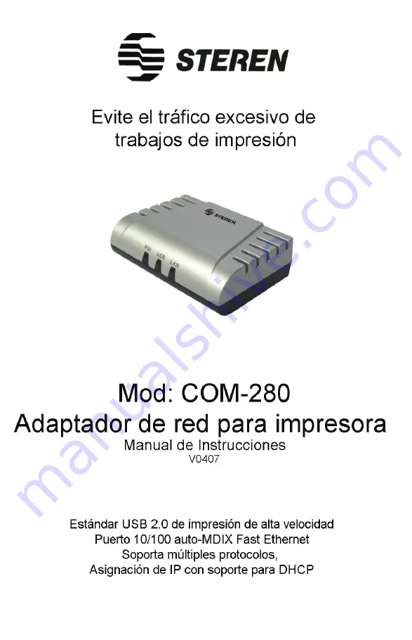 Steren COM-280 User Manual Download Page 43