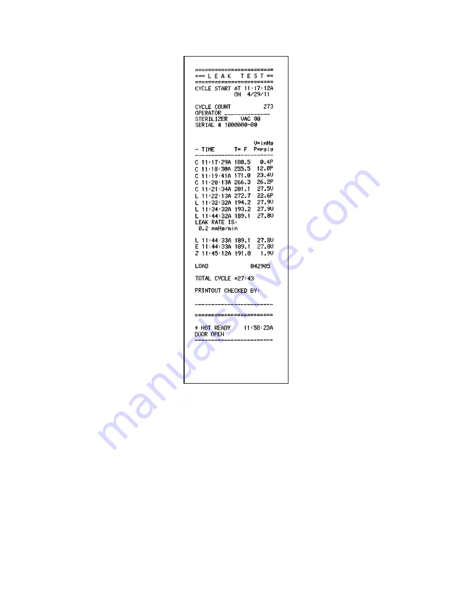 Steris AMSCO 400 Series Operator'S Manual Download Page 90