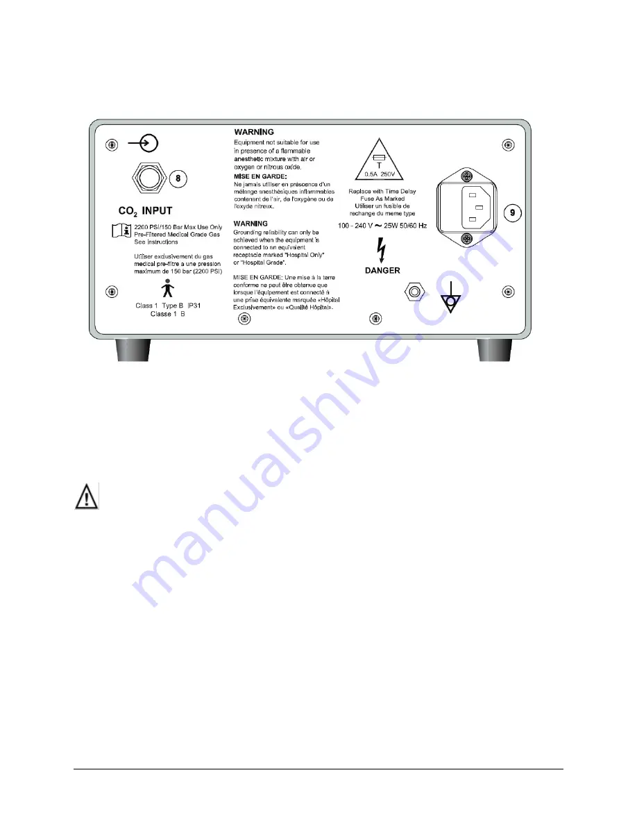 Steris CO2EFFICIENT 710302 Operator'S Manual Download Page 16