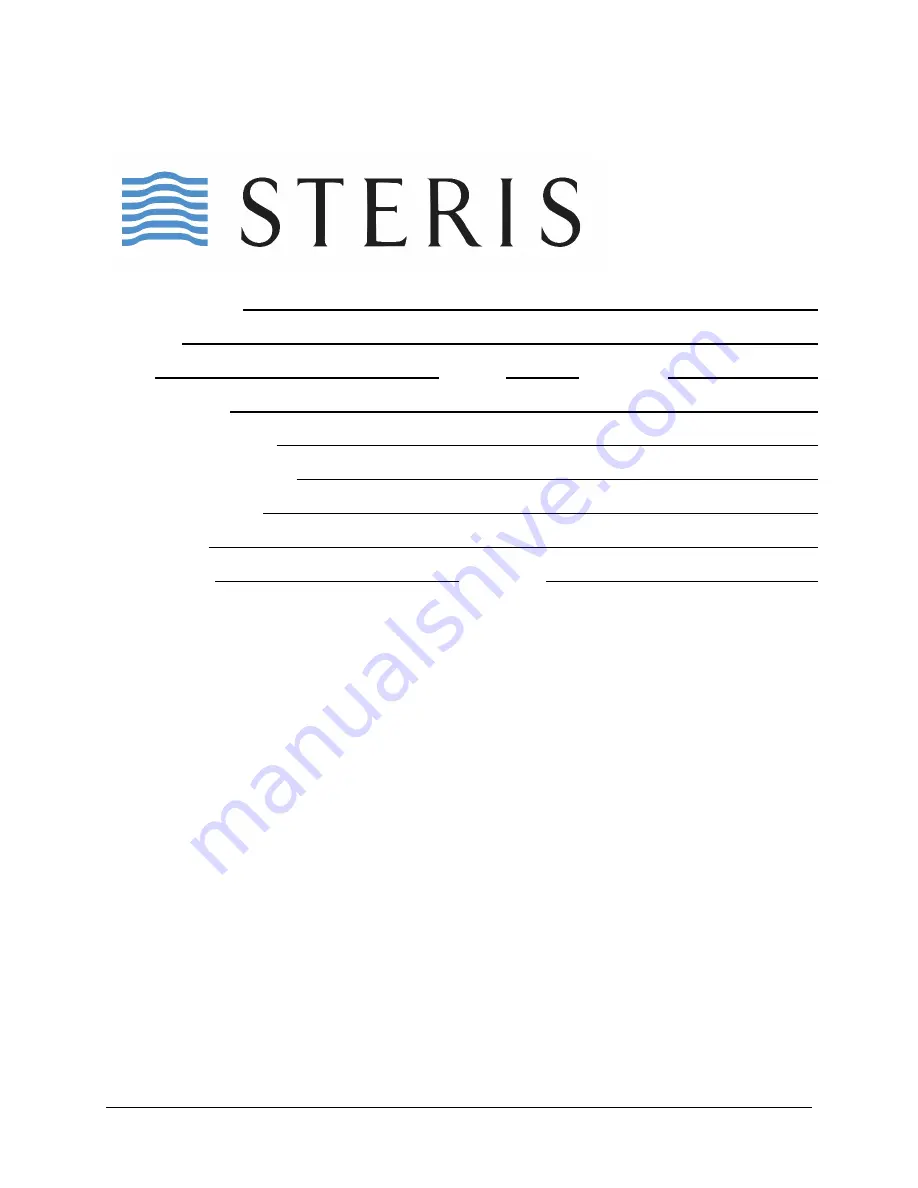 Steris CO2EFFICIENT 710302 Operator'S Manual Download Page 29