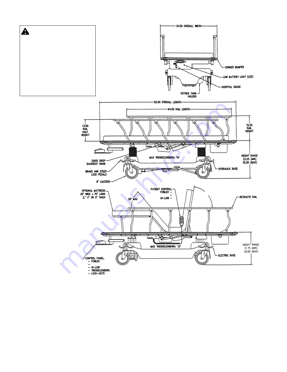 Steris Hausted Horizon 4D2 Operating Manual Download Page 10