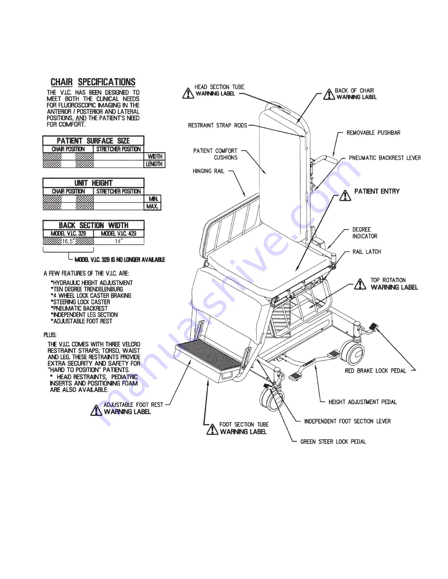 Steris Hausted VIC329 Operator'S And Service Manual Download Page 9