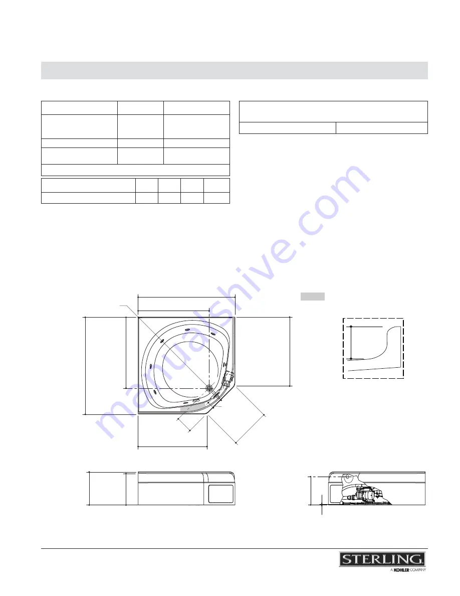 Sterling Plumbing ENSEMBLE 76131100 Скачать руководство пользователя страница 2