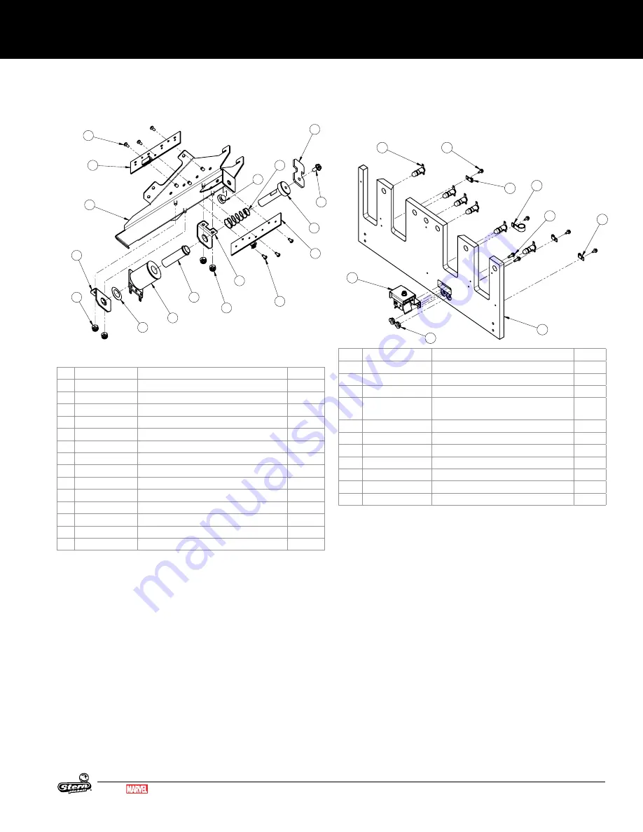 Stern Pinball GUARDIANS OF THE GALAXY LE Service And Operation Manual Download Page 55