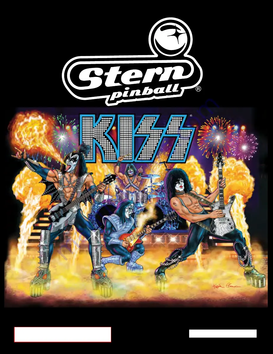 Stern Pinball KISS PREMIUM Service And Operation Manual Download Page 52