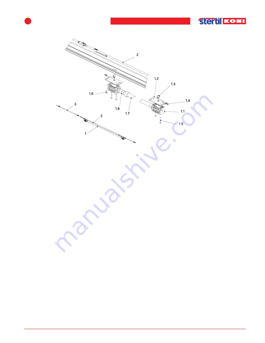 stertil-KONI SKY-200 Installation, Operation And Maintenance Instructions Download Page 83