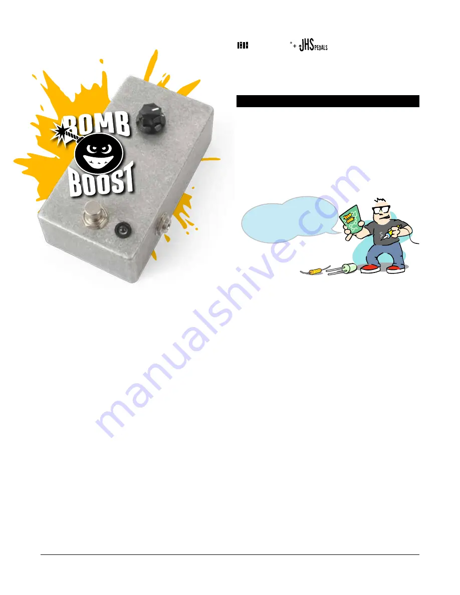 Stewart MacDonald bomb boost Assembly Instructions Manual Download Page 1