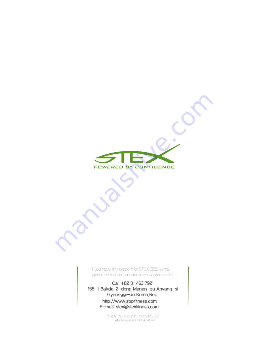 stex S2SE Operation Manual Download Page 2