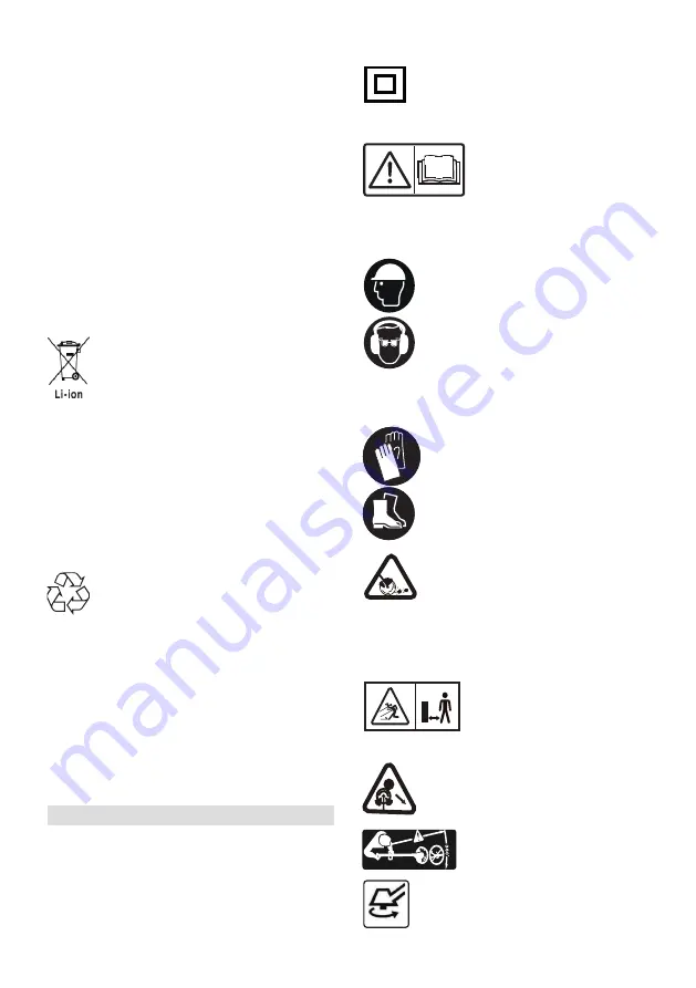 Stiga BC 48 Li Operator'S Manual Download Page 189