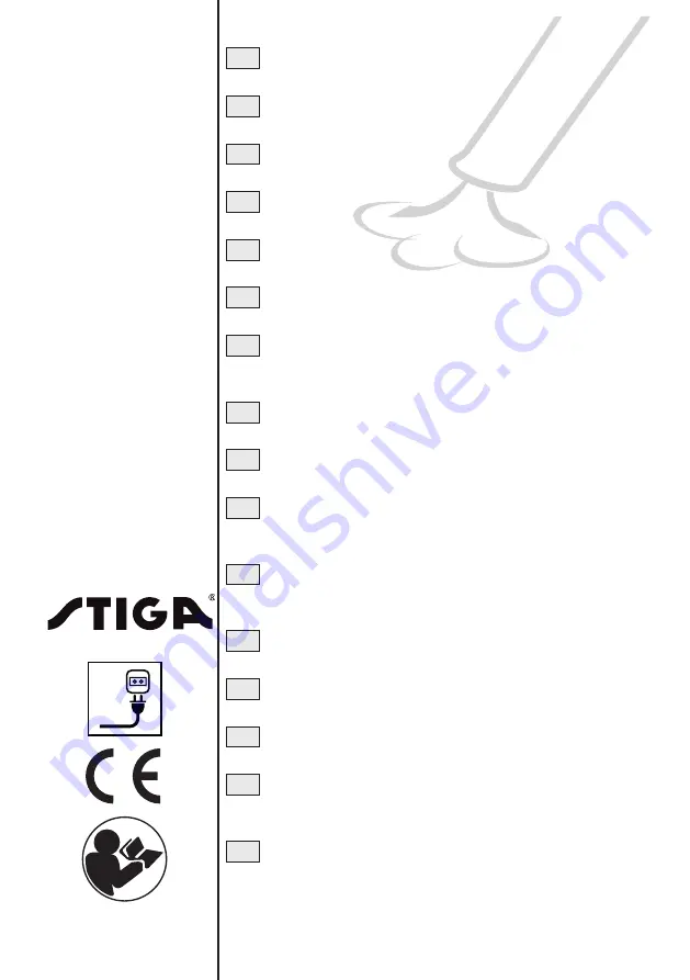 Stiga BL 2.6 E Operator'S Manual Download Page 1