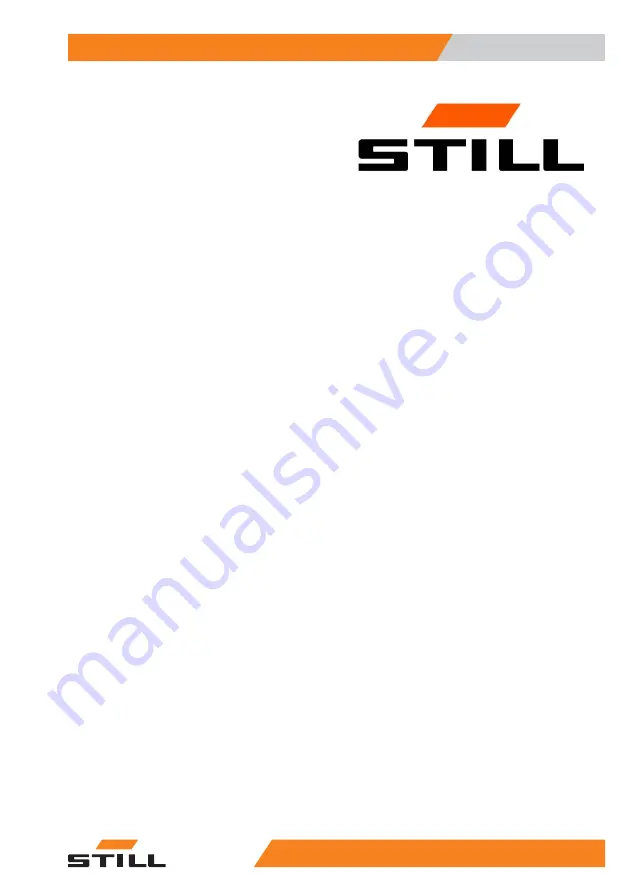 Still EXH-SF 20 Original Instructions Manual Download Page 3