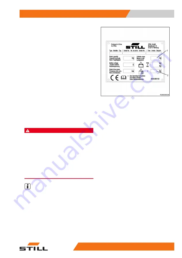 Still RCD40 Original Instructions Manual Download Page 97