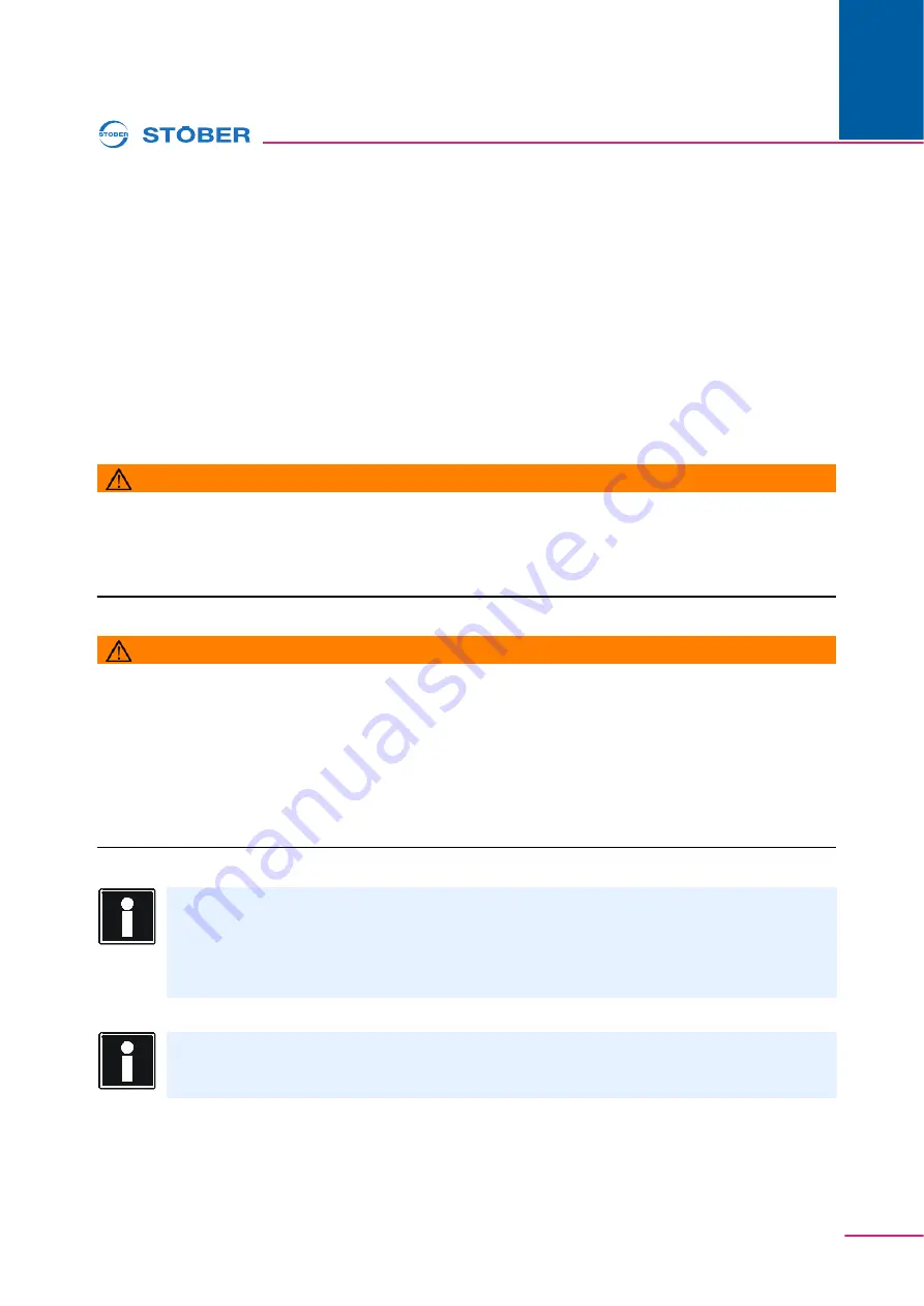 Stober POSIDYN SDS 5000 Operation Manual Download Page 61