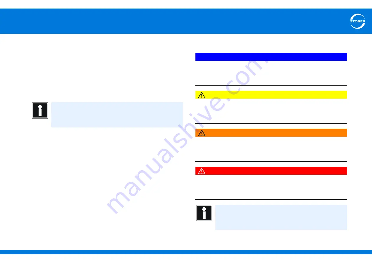 Stober SD6 Series Manual Download Page 12