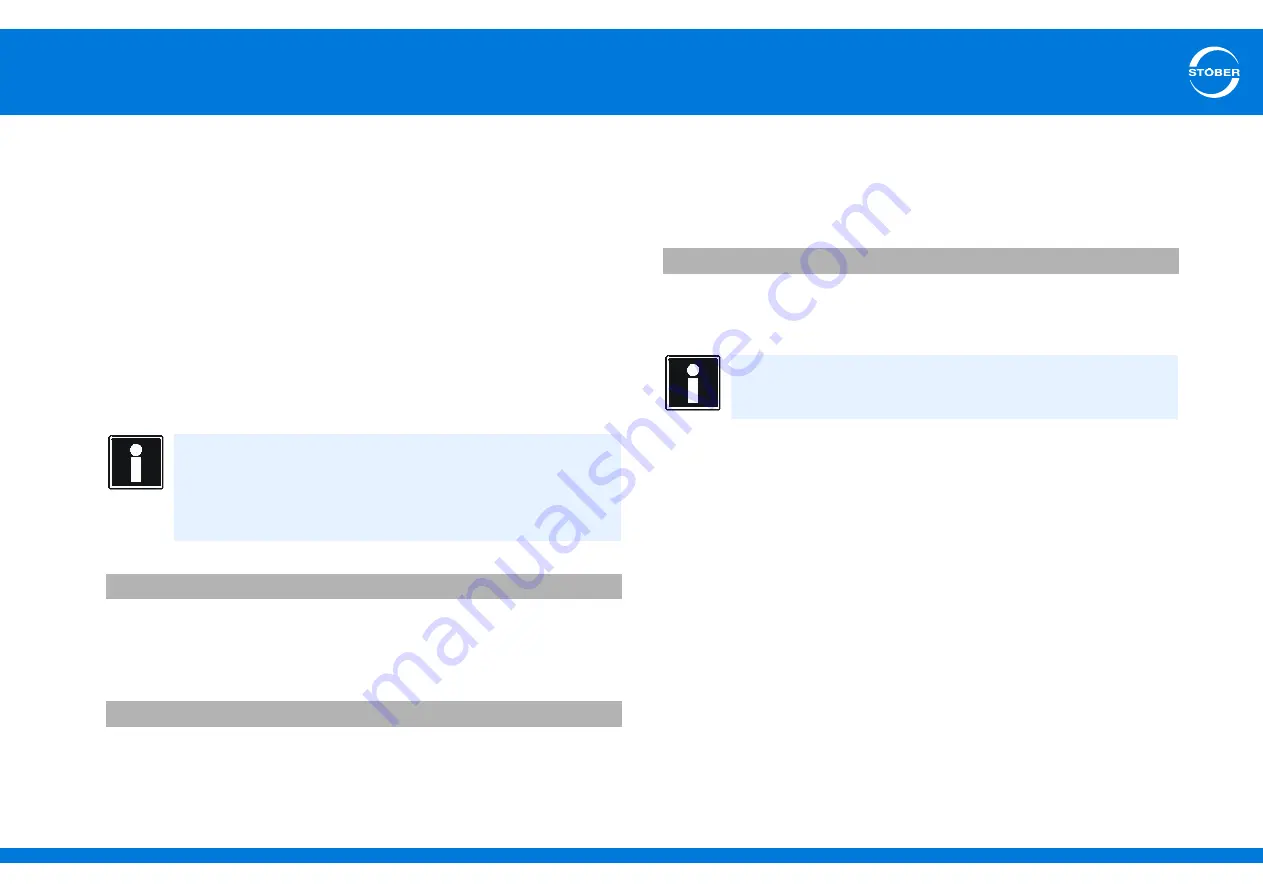 Stober SD6 Series Manual Download Page 184