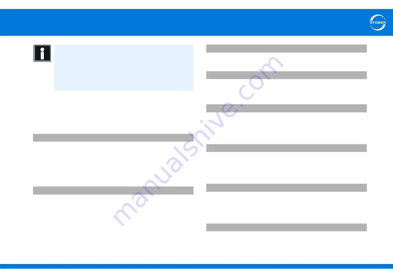 Stober SD6 Series Manual Download Page 213