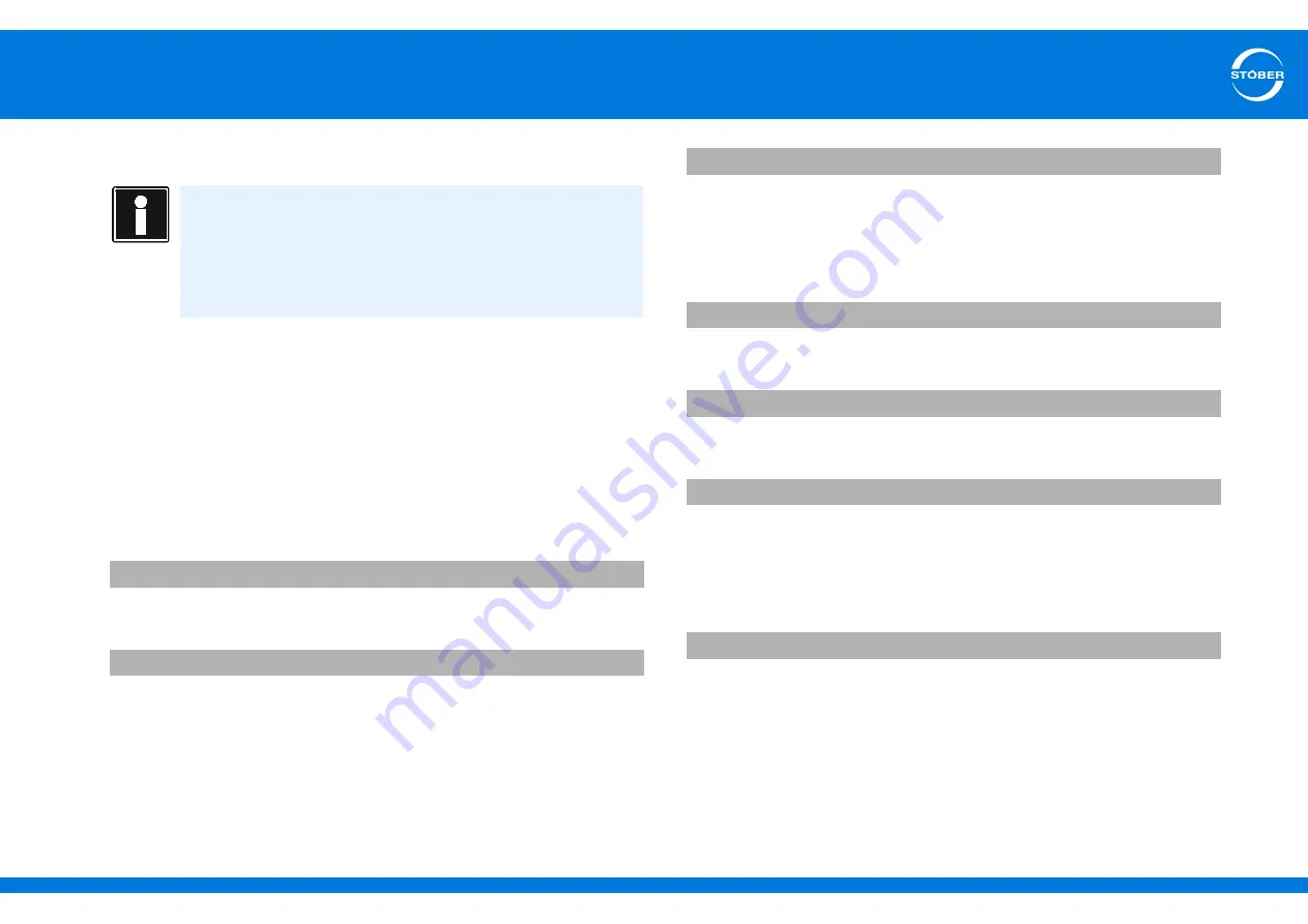 Stober SD6 Series Manual Download Page 227