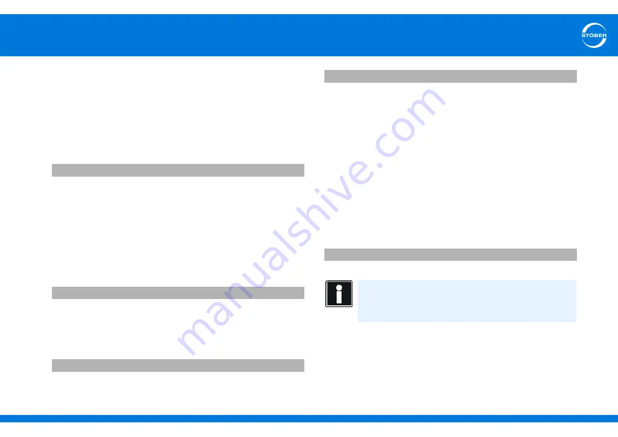 Stober SD6 Series Manual Download Page 256