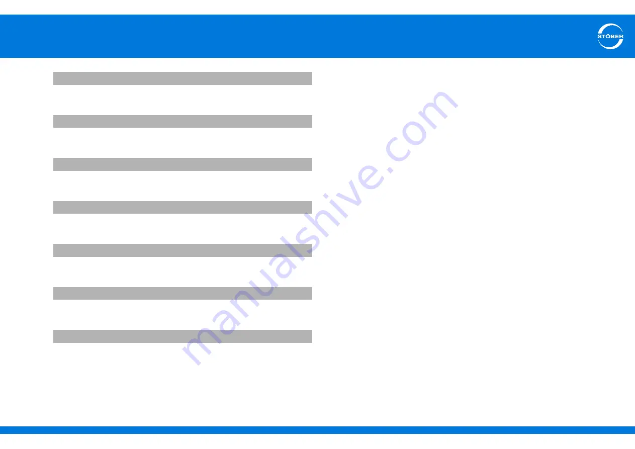 Stober SD6 Series Manual Download Page 309