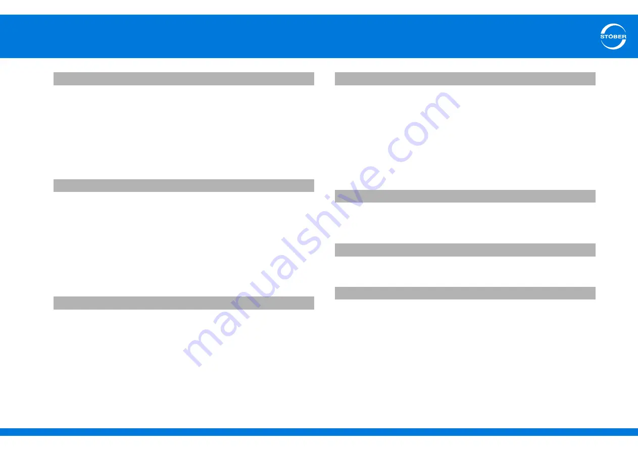 Stober SD6 Series Manual Download Page 329