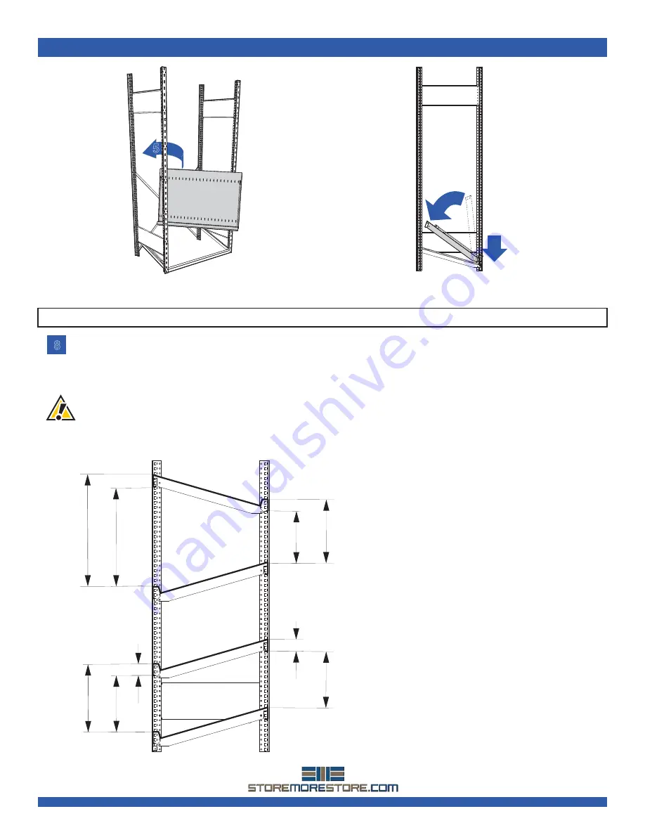 Store More Sloped Shelf Shelving Скачать руководство пользователя страница 6