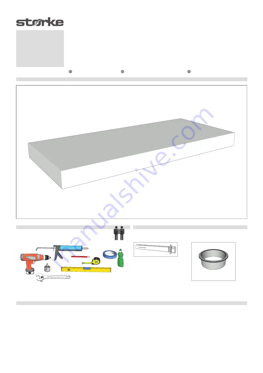 storke Kada top Installation Manual Download Page 1