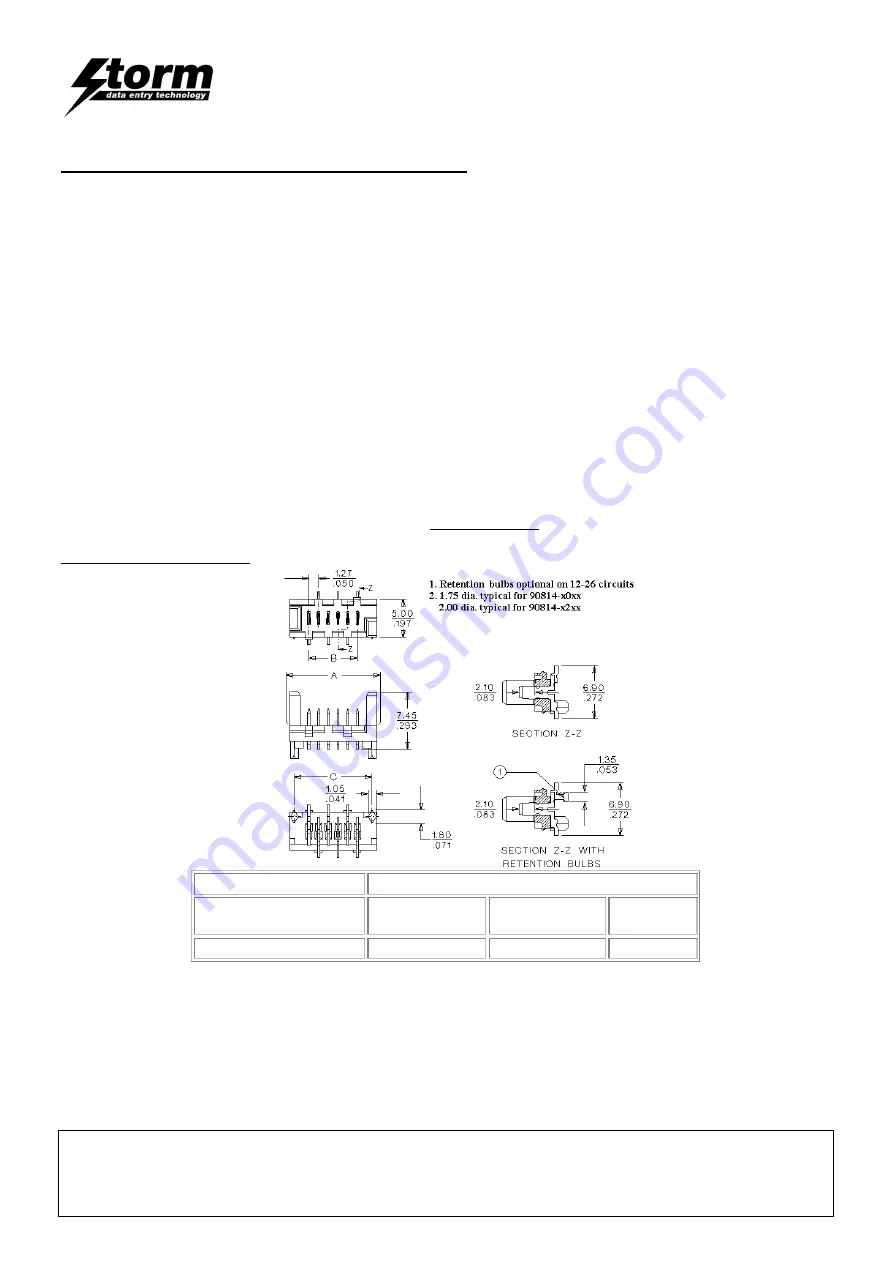 Storm 1200 Application/Engineering Manual Download Page 6