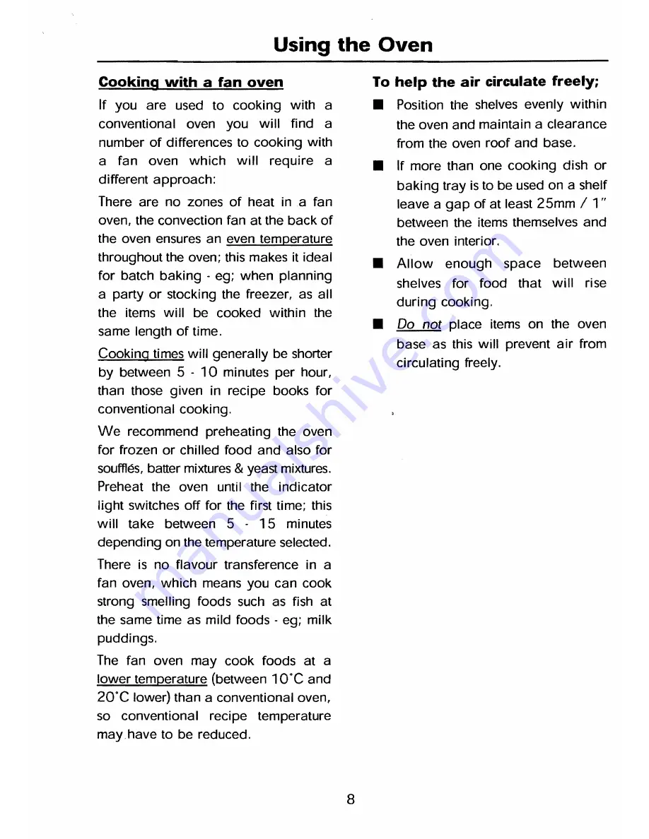 STOVES EFa600H User & Installation Instructions Manual Download Page 9