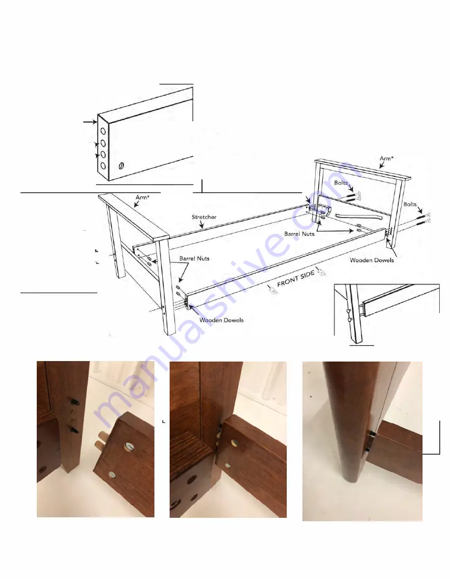 Strata Furniture Arial Arms Скачать руководство пользователя страница 3