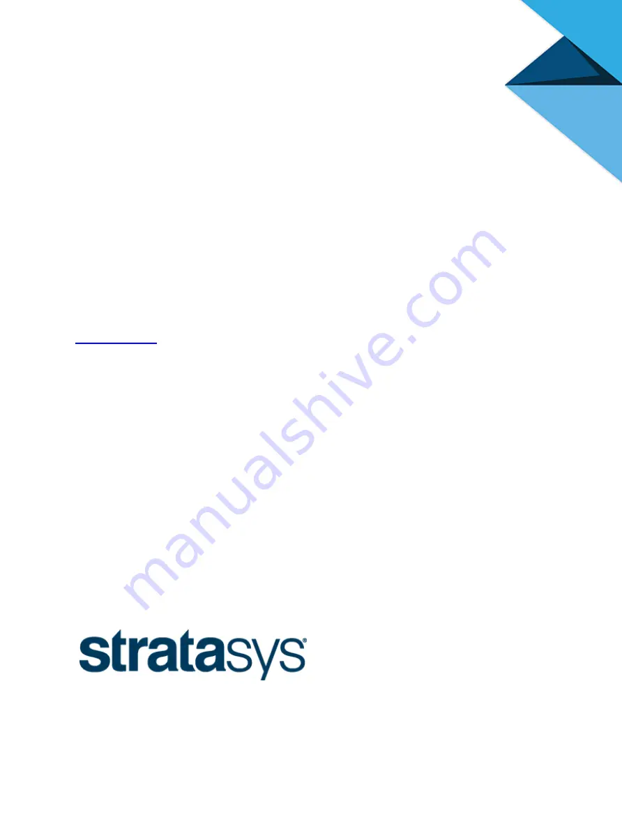 Stratasys Objet1000 Plus Site Preparation Manual Download Page 23