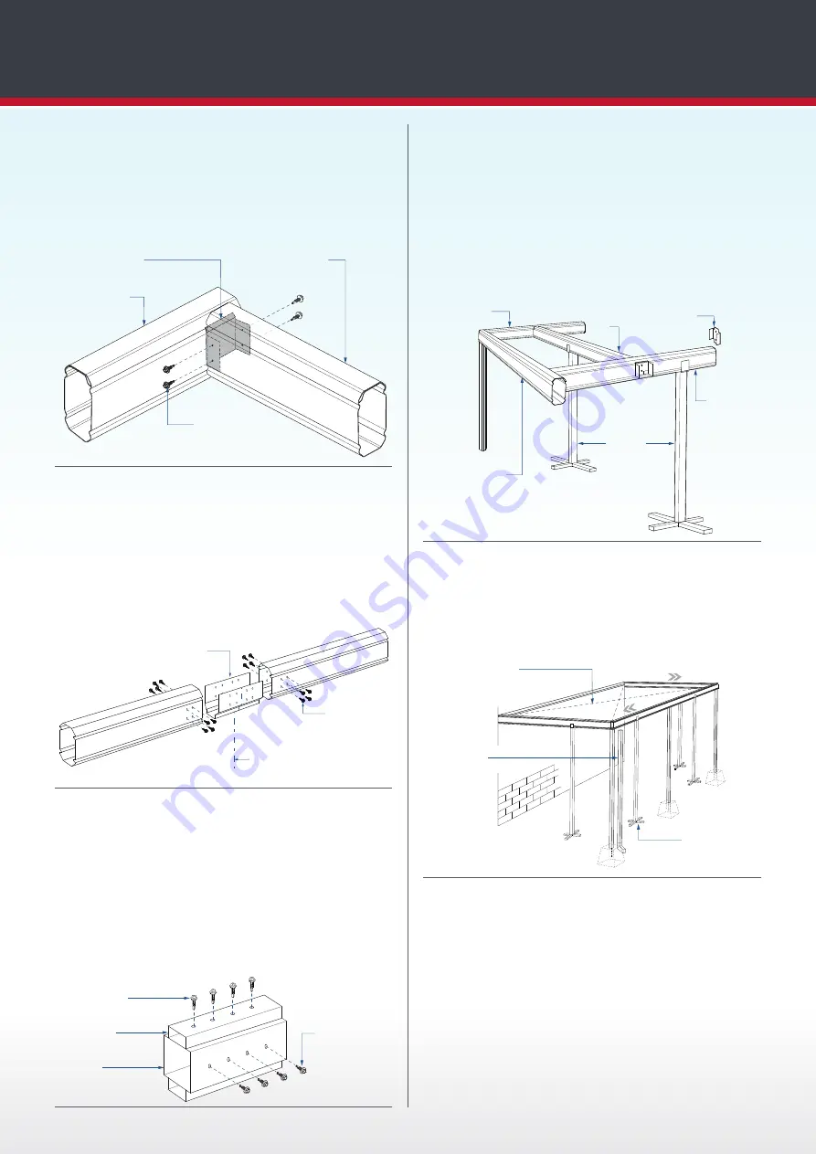 Stratco Outback Flat Attached Installation Manual Download Page 6