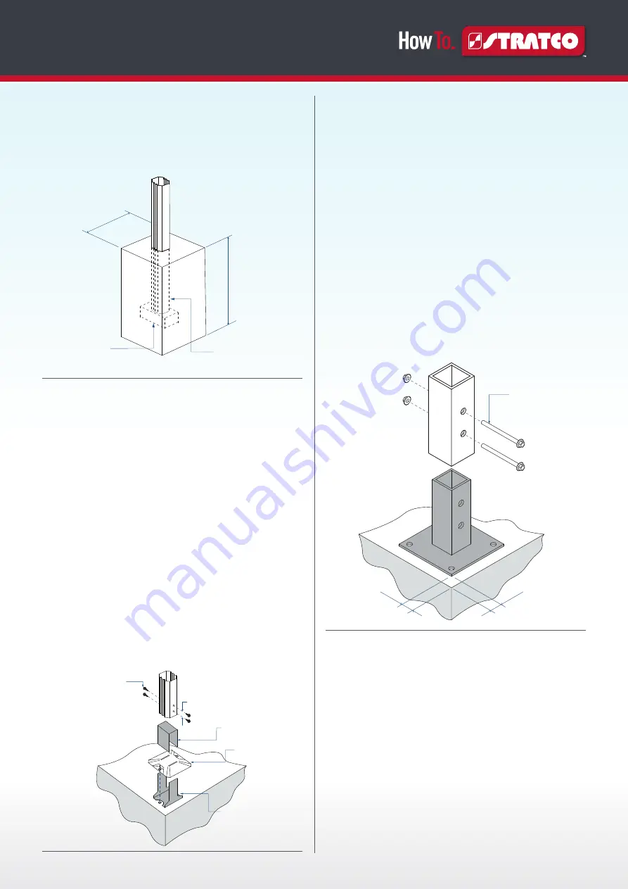 Stratco Outback Flat Attached Installation Manual Download Page 7