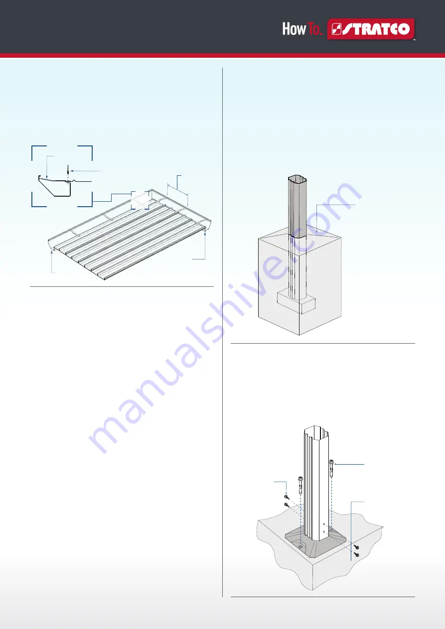 Stratco Outback Flat Attached Installation Manual Download Page 11