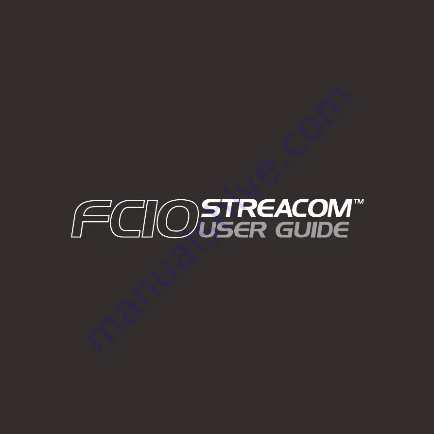 Streacom FCIO User Manual Download Page 1