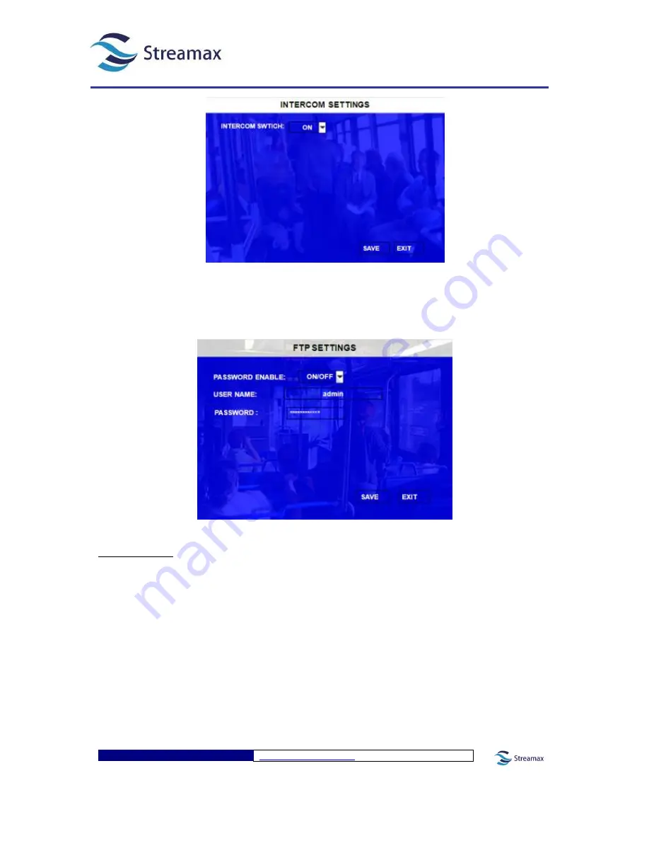 Streamax X5-8CH MDVR GUI Скачать руководство пользователя страница 39