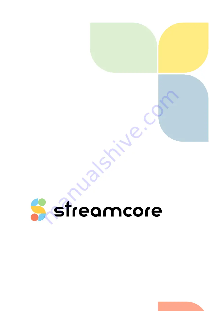 STREAMCORE SG3412 Скачать руководство пользователя страница 1