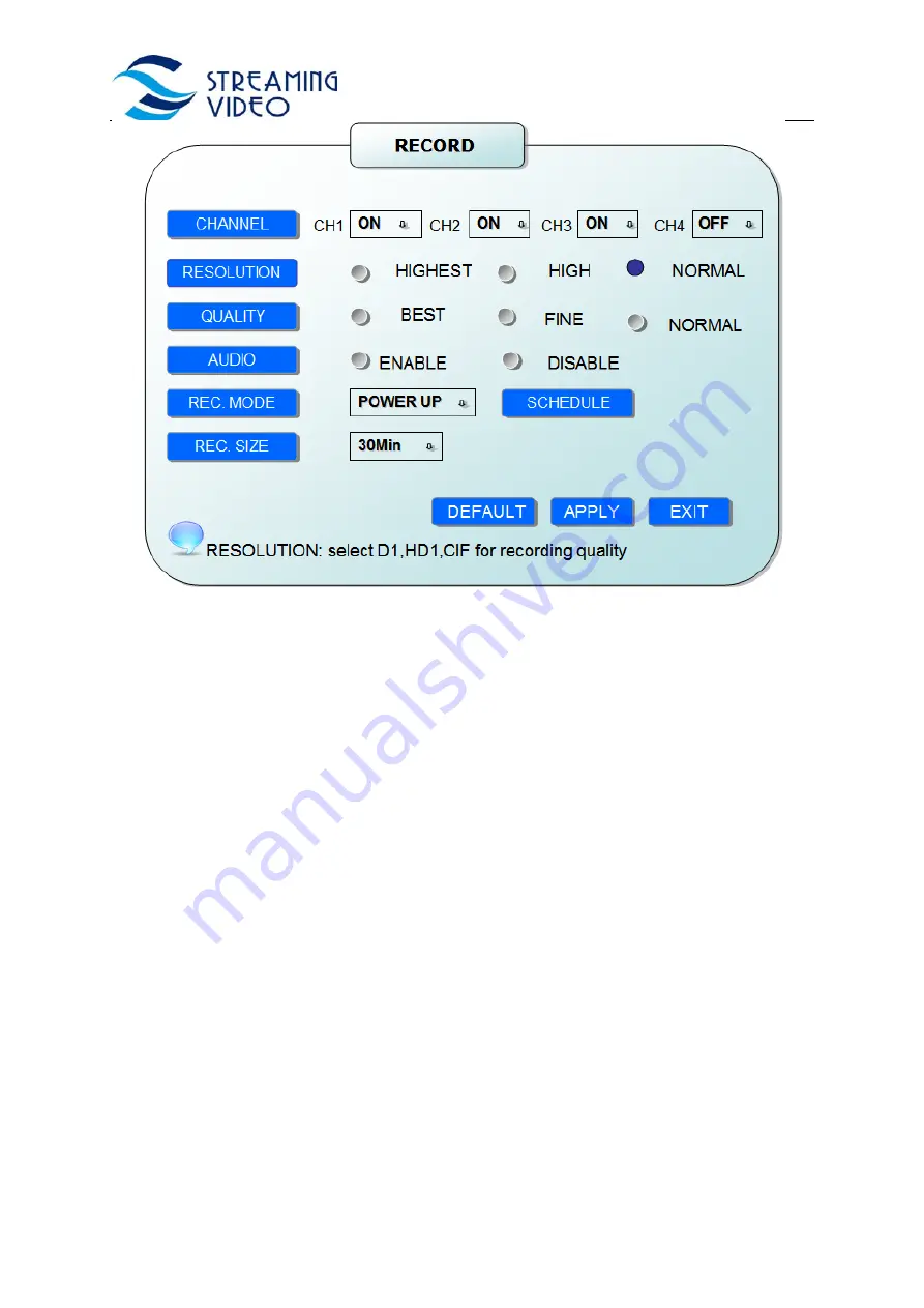 Streaming Video Technology 8304 User Manual Download Page 16