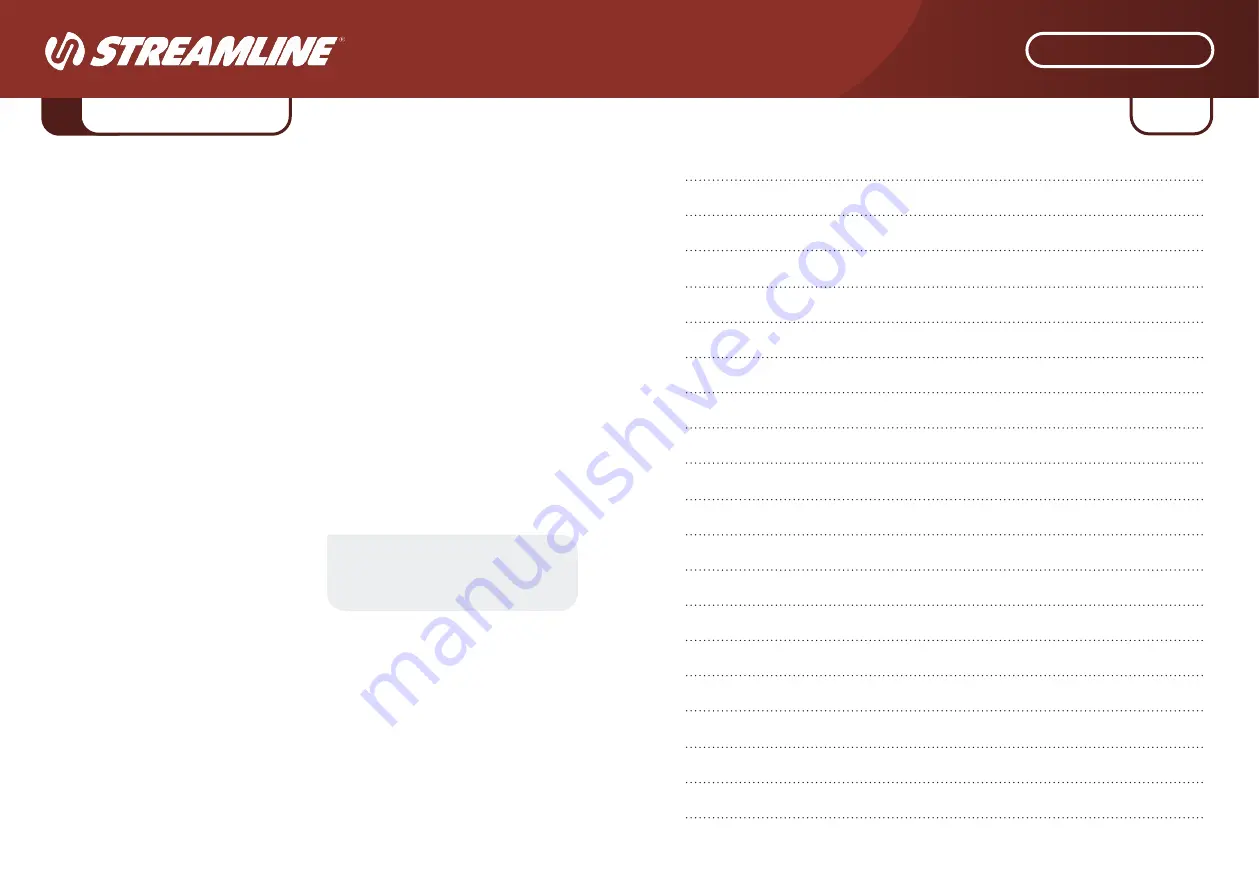 Streamline HIGHLINE HP-T12150PHR Instruction Manual Download Page 11