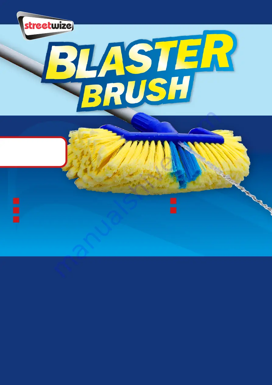 Streetwize Blaster Brush Information For Use Download Page 1