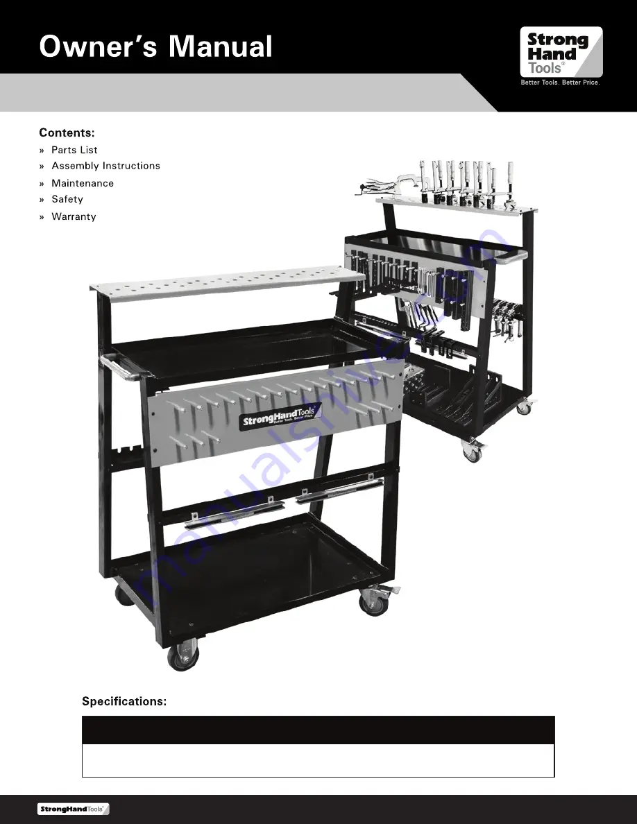 StrongHandTool BuildPro TMC8080 Owner'S Manual Download Page 1