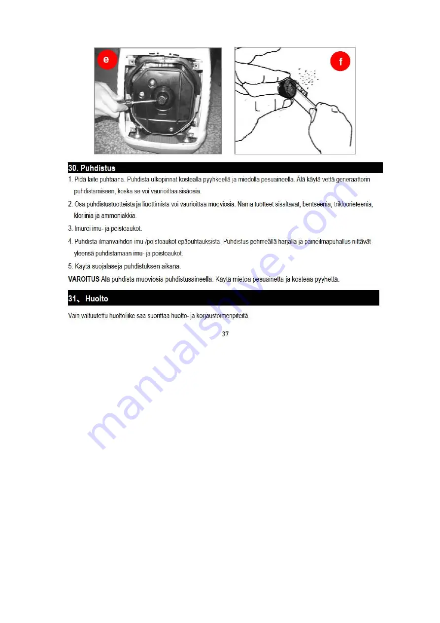 Strongline MEG1000i Instruction Manual Download Page 38