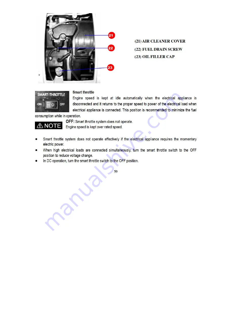 Strongline MEG1000i Instruction Manual Download Page 60