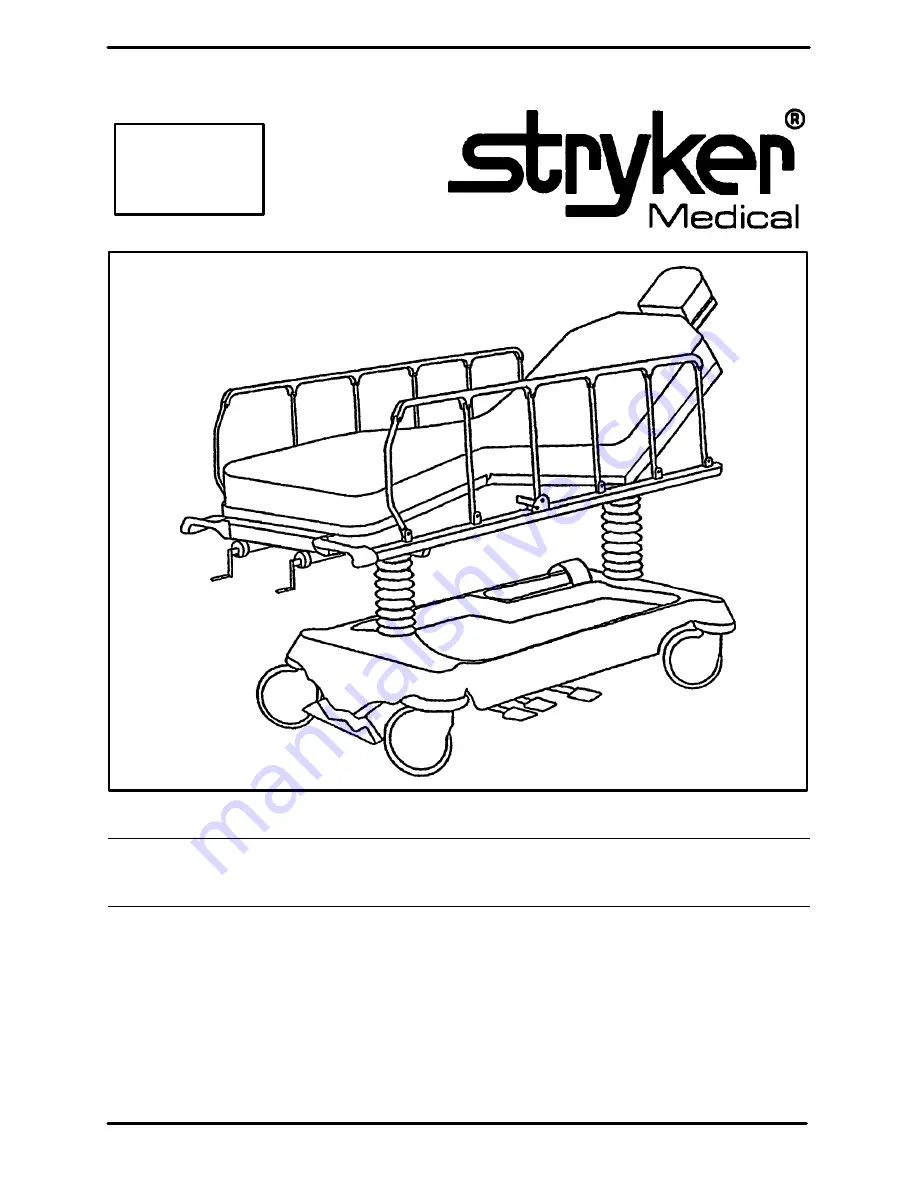 Stryker Medical 1068 Скачать руководство пользователя страница 1